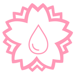 droplet and white flower