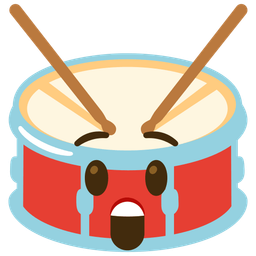 Drum and Astonished face