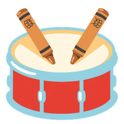 Drum and Crayon