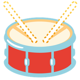 Drum and Dotted line face