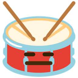 Drum and Expressionless face