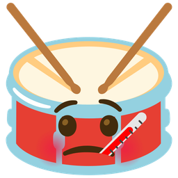 Drum and Face with thermometer