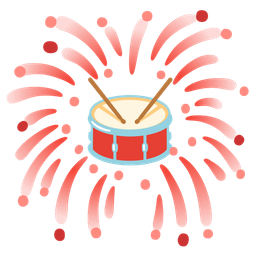 Drum and Fireworks