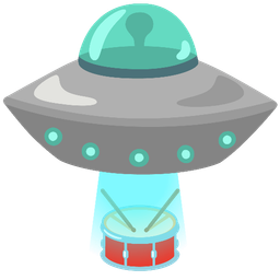 Drum and Flying saucer