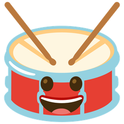 Drum and Grinning face