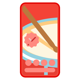 Drum and Mobile phone