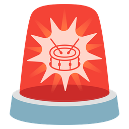 Drum and Police car light