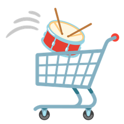 Drum and Shopping cart