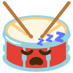 Drum and Sleeping face