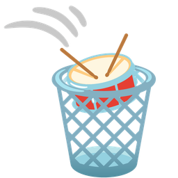 Drum and Wastebasket