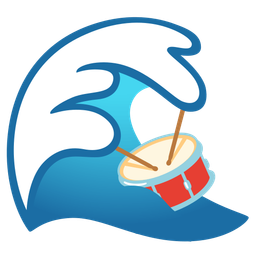 Drum and Water wave