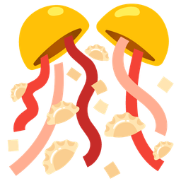 Dumpling and Confetti ball