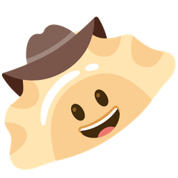 Dumpling and Cowboy hat face