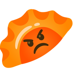 Dumpling and Enraged face