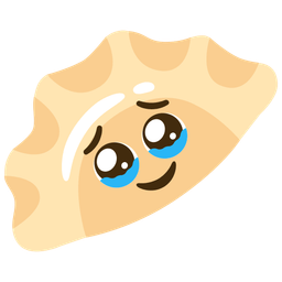 Dumpling and Face holding back tears