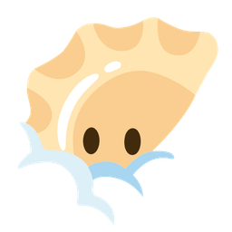 Dumpling and Face in clouds