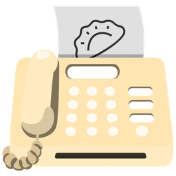 Dumpling and Fax machine