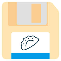 Dumpling and Floppy disk