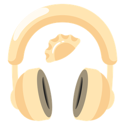 Dumpling and Headphone