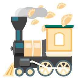 Dumpling and Locomotive