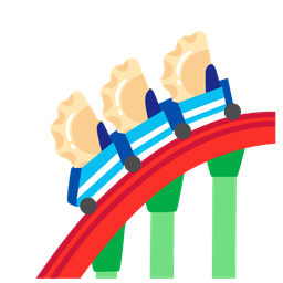 Dumpling and Roller coaster