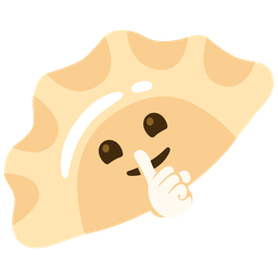 Dumpling and Shushing face