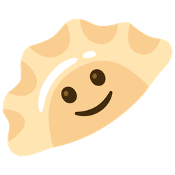 Dumpling and Slightly smiling face