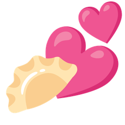 Dumpling and Two hearts