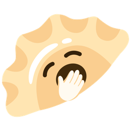 Dumpling and Yawning face
