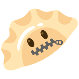 Dumpling and Zipper-mouth face