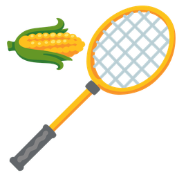 ear of corn and badminton