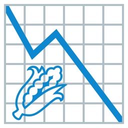 ear of corn and chart decreasing