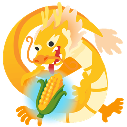 ear of corn and dragon