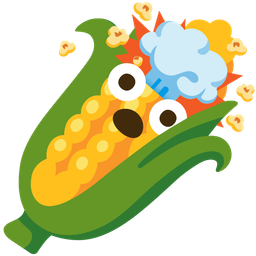 ear of corn and exploding head