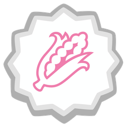 ear of corn and fish cake with swirl