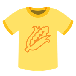 ear of corn and t-shirt
