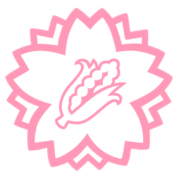 ear of corn and white flower