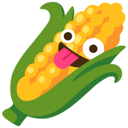 Ear of corn and Zany face