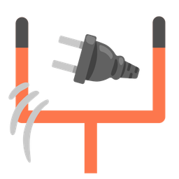 Electric plug and American football