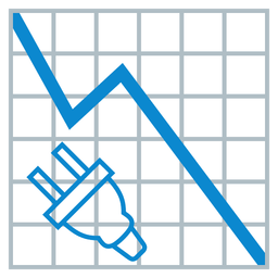 Electric plug and Chart decreasing