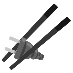 Electric plug and Chopsticks