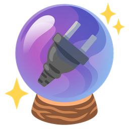 Electric plug and Crystal ball