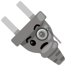 Electric plug and Face with monocle