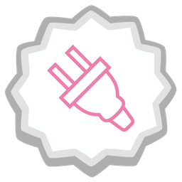 Electric plug and Fish cake with swirl