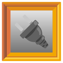 Electric plug and Framed picture