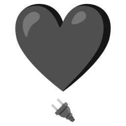 Electric plug and Heart exclamation