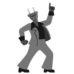 Electric plug and Mirror ball