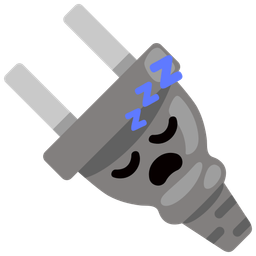 Electric plug and Sleeping face