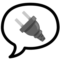 Electric plug and Speech balloon