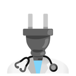 Electric plug and Stethoscope